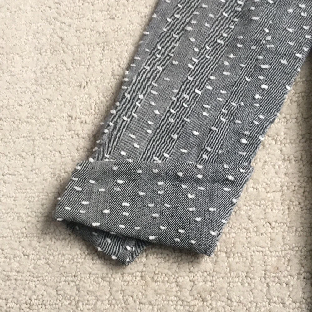 🇨🇦 100% Wool Pencil Skirt & Jacket Set - Size 2 - Gray/White • Made in Canada - Picture 4 of 16